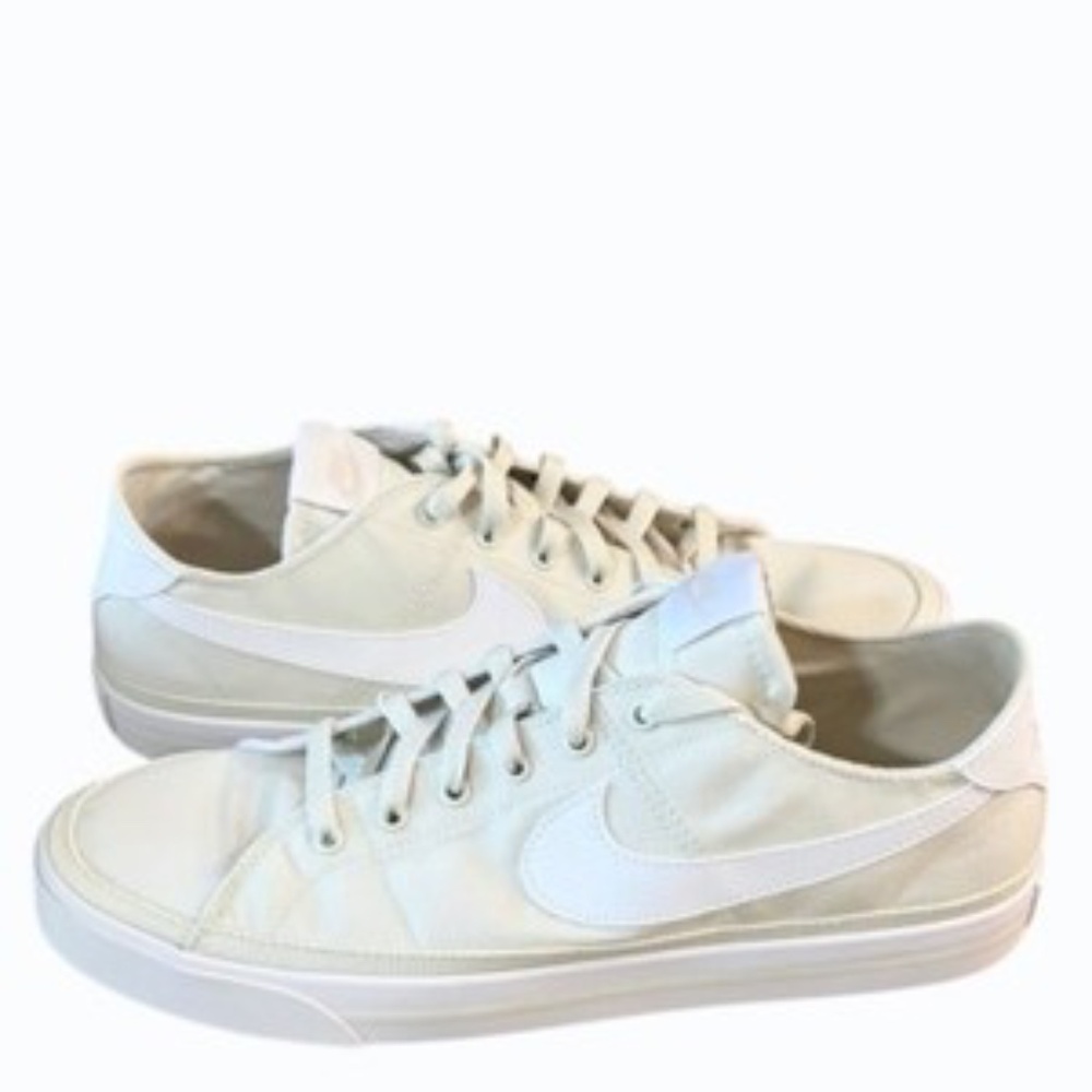 Nike‎ Court Legacy Mens Tan Canvas Shoes Size 10 Sneakers - Picture 5 of 9
